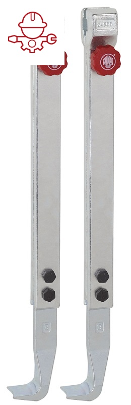 картинка 2 захвата с быстрой регулировкой (комплект) Kukko 3-502-P от магазина "Элит-инструмент"