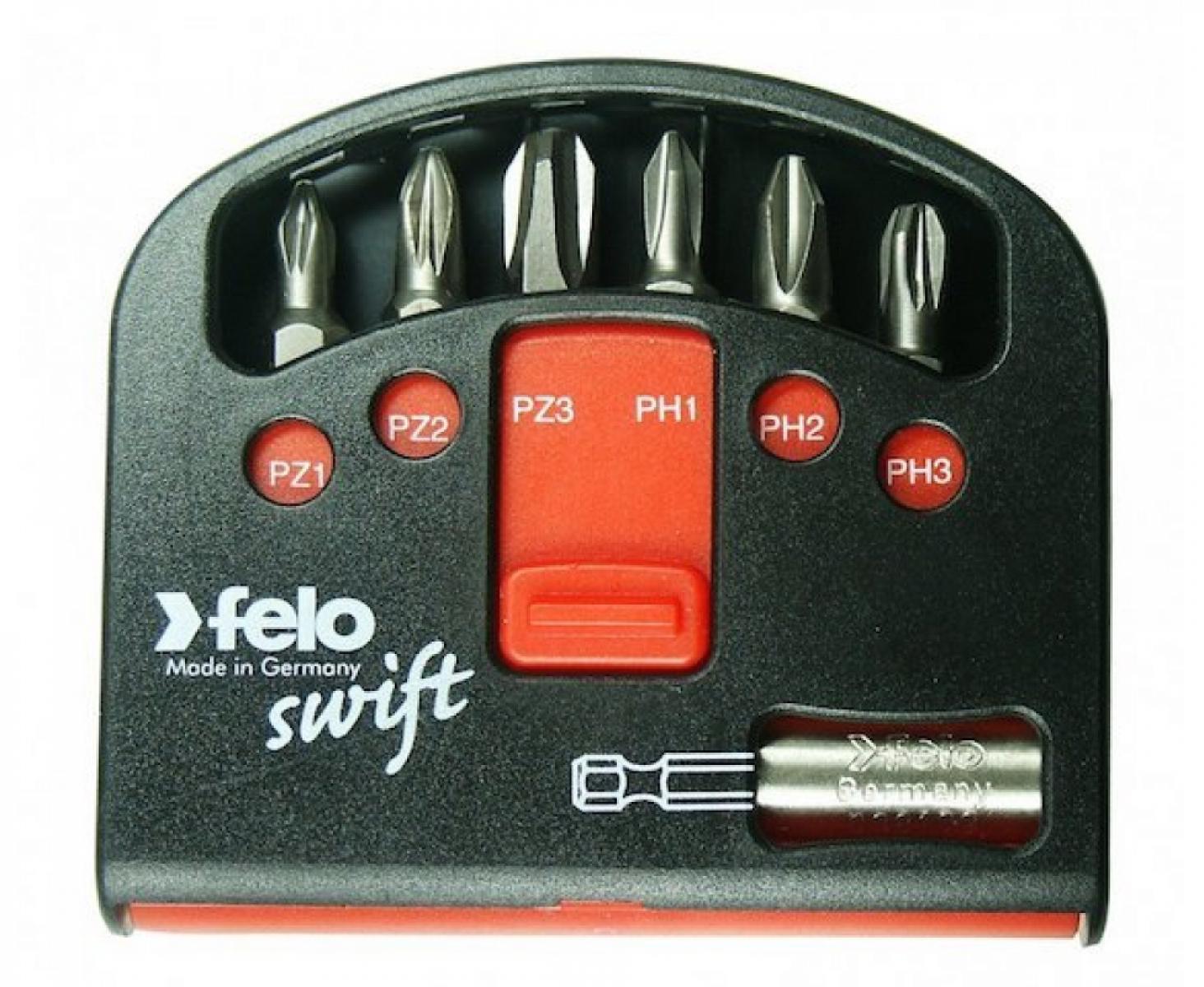 Набор Felo Swift с держателем и битами PH PZ 7 предметов 02060326