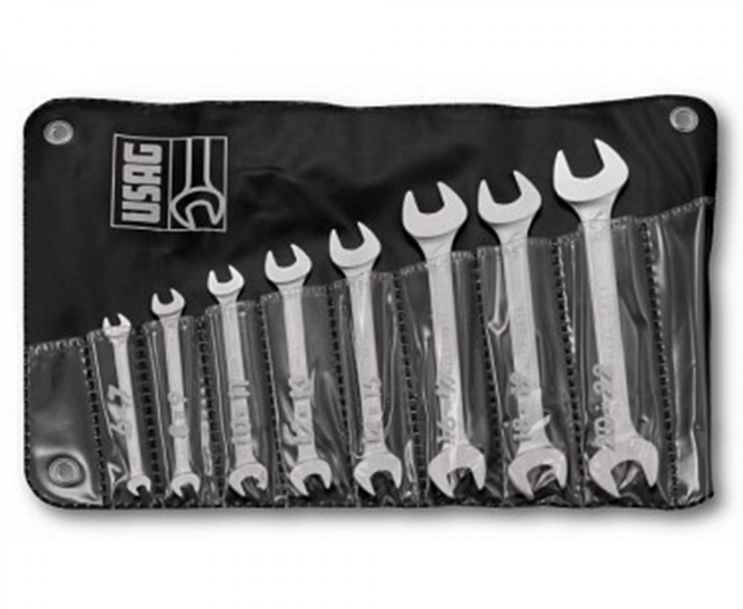 картинка Набор рожковых двухсторонних гаечных ключей USAG 252 N/B8 U02520865 8 предметов от магазина "Элит-инструмент"