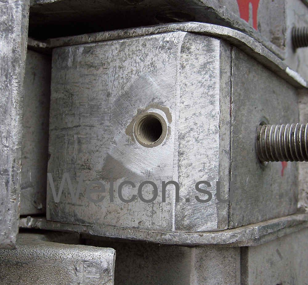 картинка WEICON-TI (0,5 кг) металлополимер наполненный титаном (wcn10430005) от магазина "Элит-инструмент"