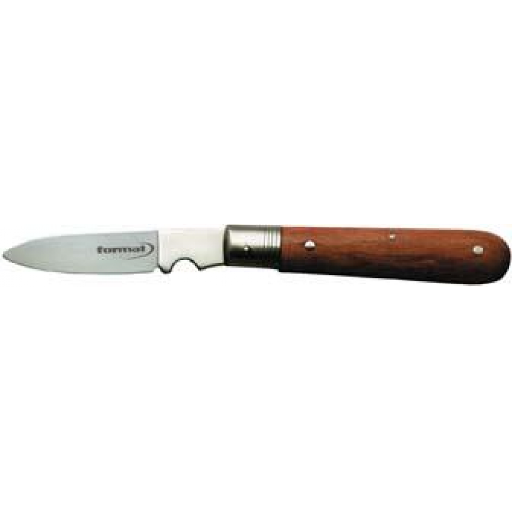 Нож для кабеля, деревянная ручка, 1 шт., 202 мм FORMAT 5429 0195 Fplus