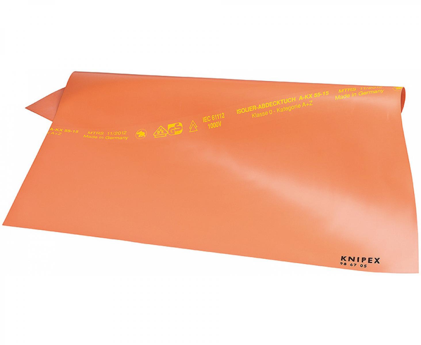 картинка Коврик изолирующий из резины (1000 x 1000 х 1 мм) Knipex KN-986710 от магазина "Элит-инструмент"