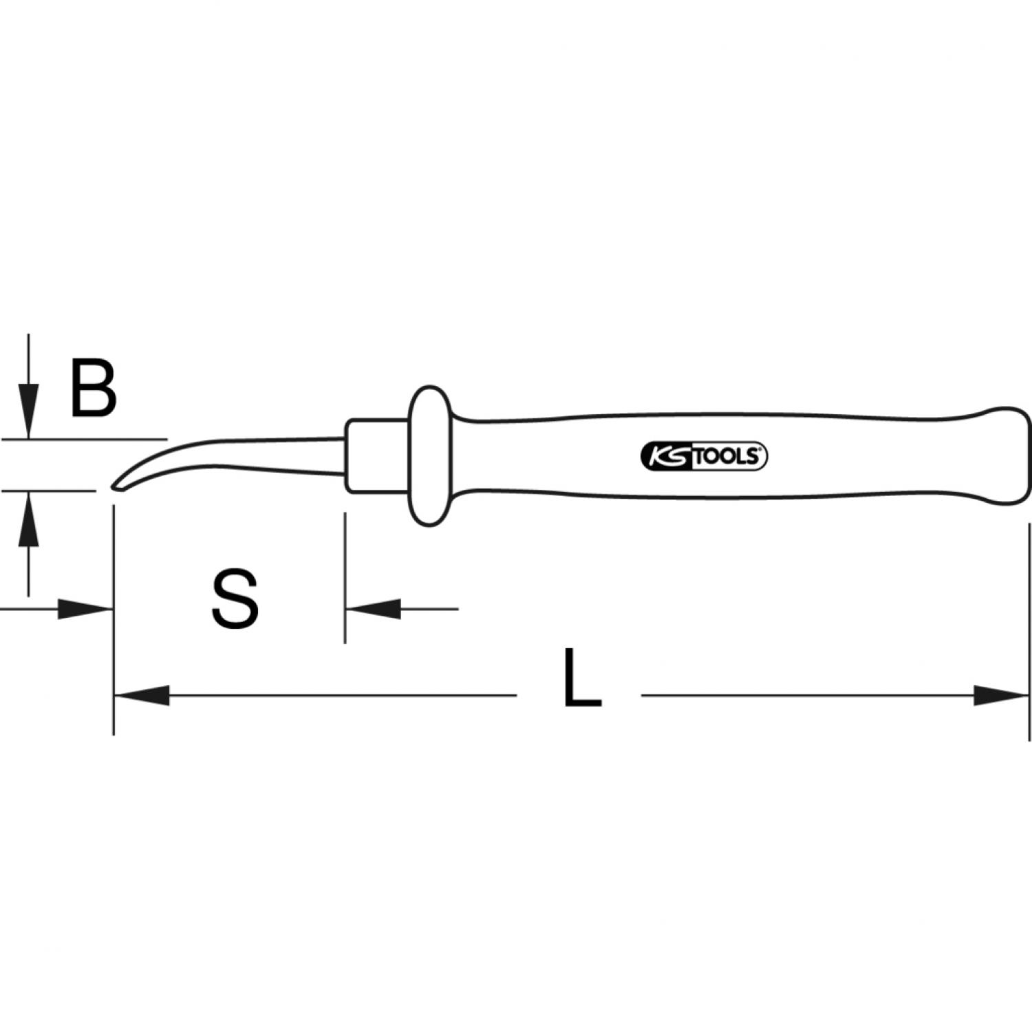 картинка Нож с сегментированным лезвием для бумаги изолированный, 205 мм от магазина "Элит-инструмент"