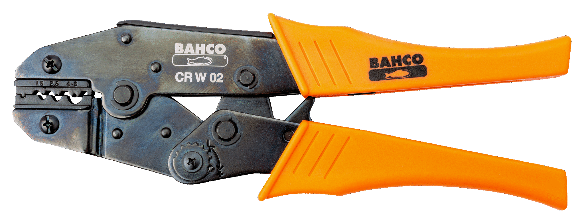 картинка Клещи обжимные для клемм с храповым механизмом BAHCO CR W 02 от магазина "Элит-инструмент"