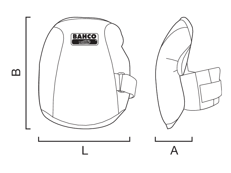 картинка Наколенник BAHCO 4750-KP от магазина "Элит-инструмент"