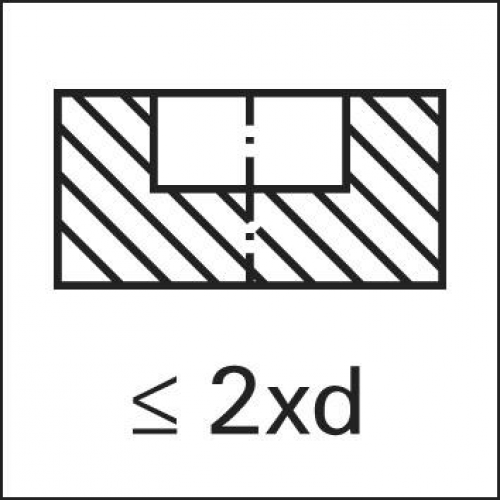 картинка Машинный метчик DIN371 HSSE TiCN тип INOX 6H глухое отверстие M4 FORMAT GT 1644 0040 Fplus от магазина "Элит-инструмент"