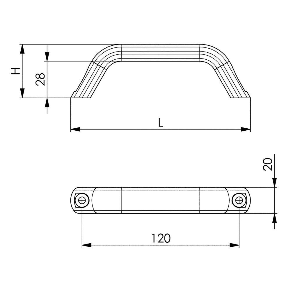 картинка Ручки (2 штуки) АМF 569620 от магазина "Элит-инструмент"
