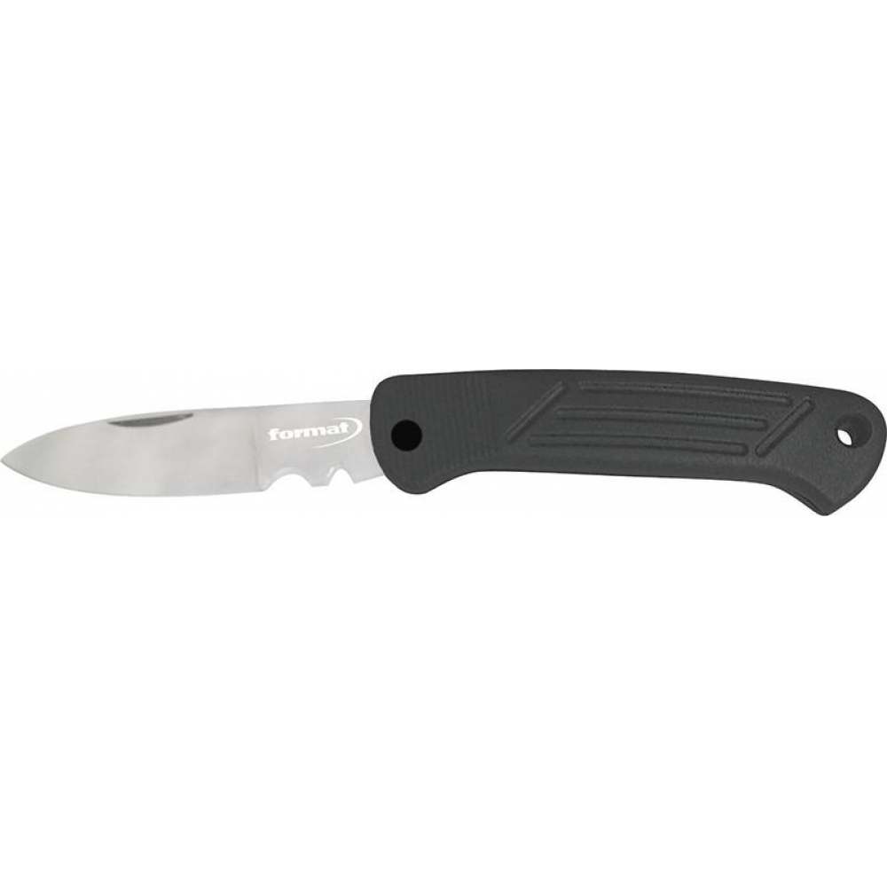 Нож для кабеля, цельная пластиковая ручка, 192 мм FORMAT 5430 0195 Fplus