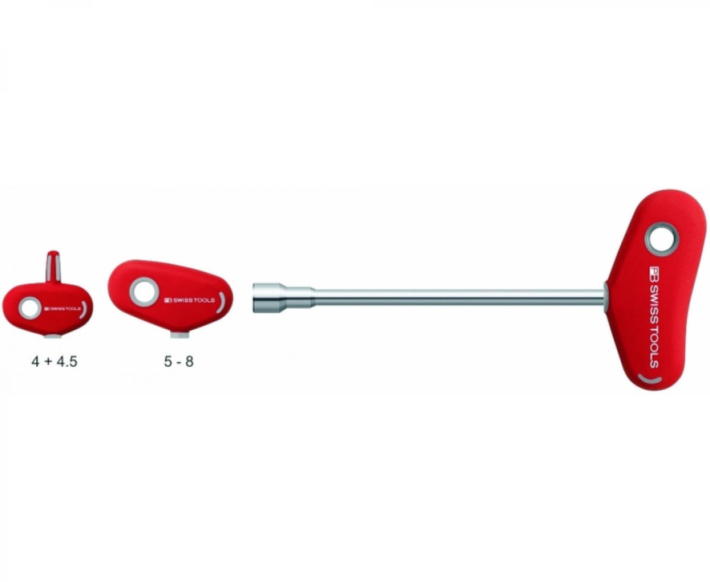 картинка Отвертка-торцовый ключ HEX Nut с Т-образной ручкой PB Swiss Tools PB 202.14-230 M14 от магазина "Элит-инструмент"