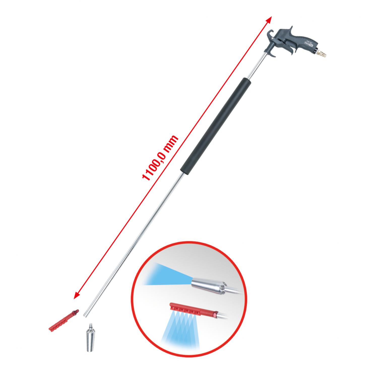 Пневматический продувочный пистолет, длинная конструкция, 3 шт