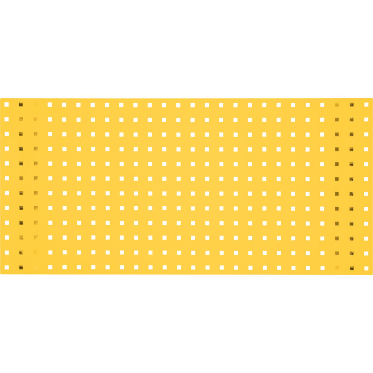 Перфорированная плита, ярко-желтая, 1000x450 мм