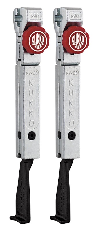 картинка 2 узких захвата с быстрой регулировкой (комплект) Kukko 1-193-P от магазина "Элит-инструмент"