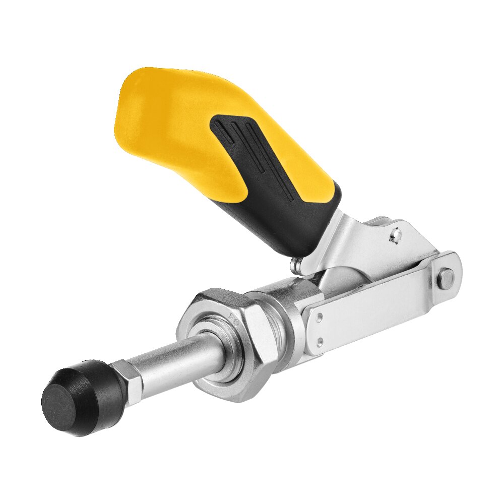 Шарнирный зажим двухтактного типа с желтой ручкой АМF 557164