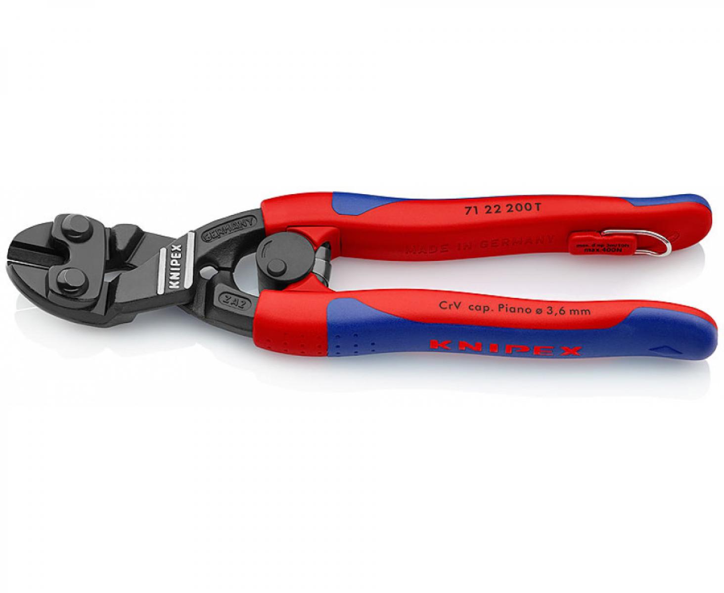 KNIPEX CoBolt компактный болторез KN-7122200T со страховочным креплением