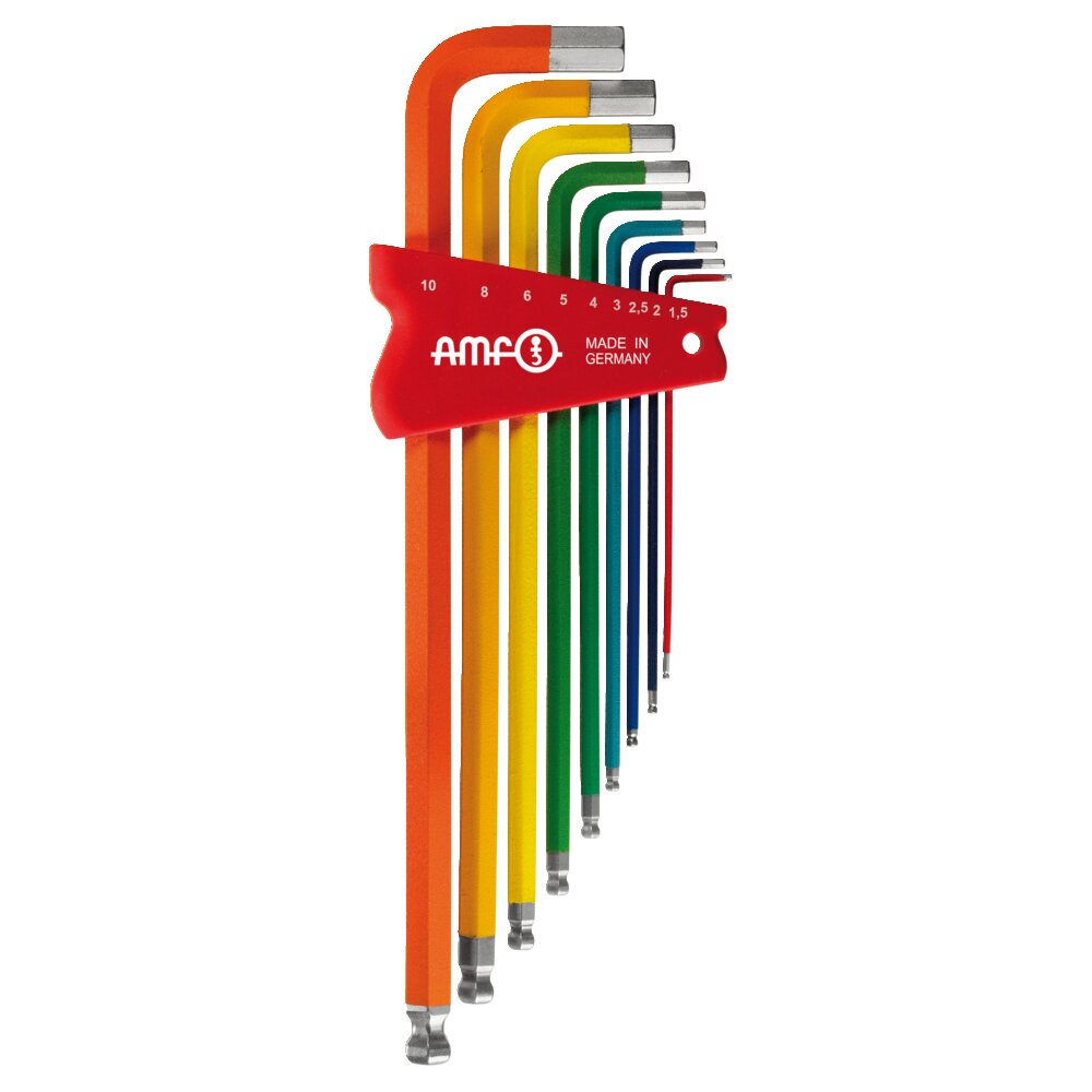 ЦВЕТНОЙ шестигранный ключ с шариковым наконечником - держатель для ключей АМF 47001