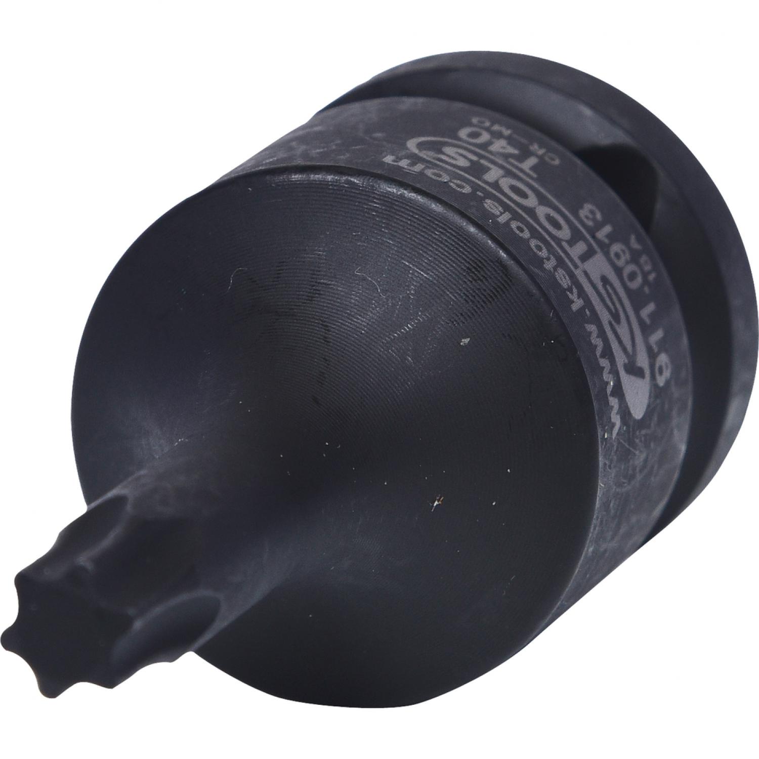 Силовая торцовая головка с битом 1/2" с профилем Torx, короткая, T40