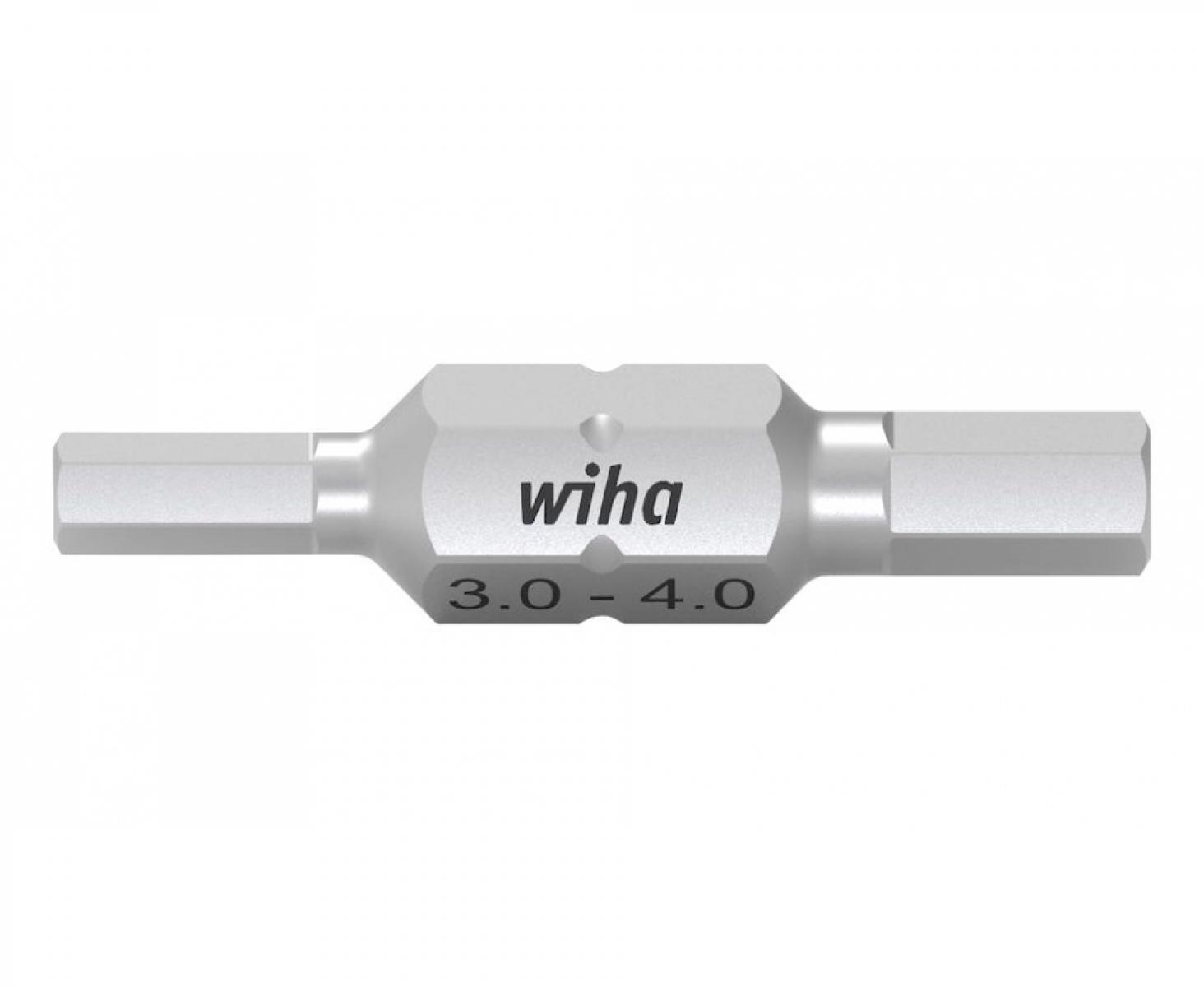 картинка Бита двусторонняя шестигранная Wiha Standard HEX 3.0 х 4.0 х 30 мм 7413Z 43864 10 шт. от магазина "Элит-инструмент"