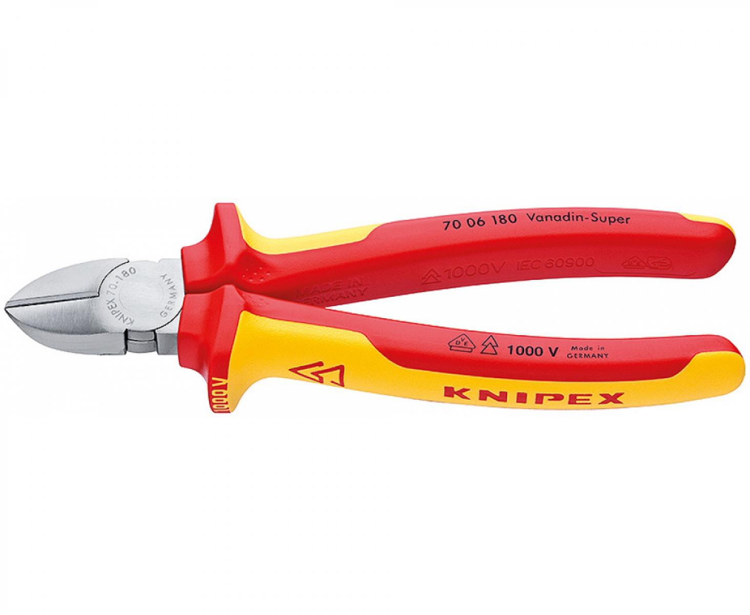 Кусачки боковые VDE в блистере Knipex KN-7006140SB