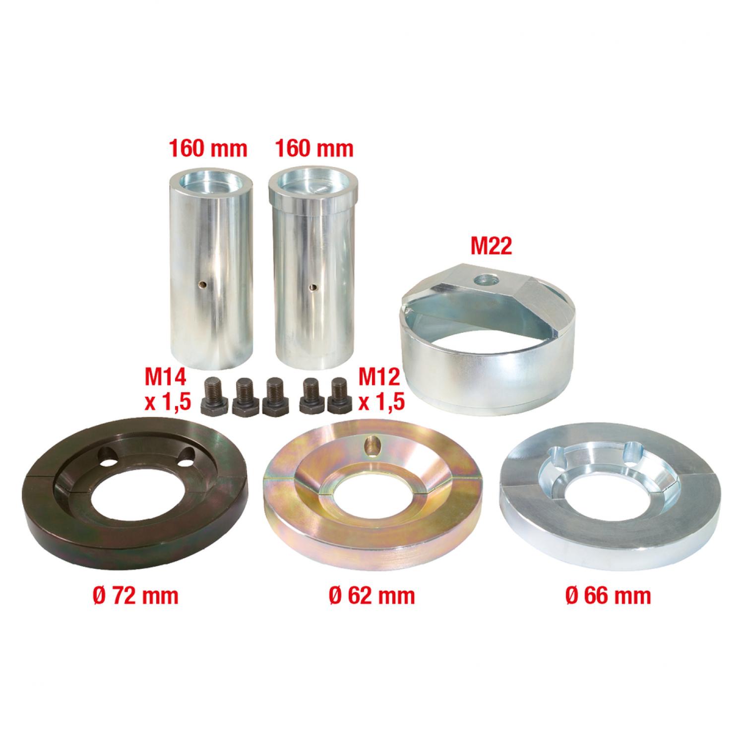 Комплект съемников колес для VAG, 14 шт