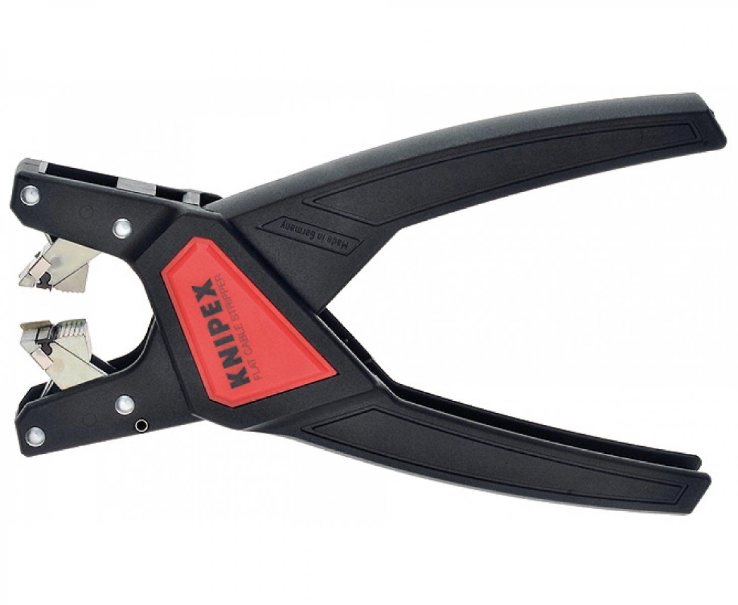 картинка Автоматический инструмент для снятия изоляции с плоских кабелей 0,75 - 2,5 мм² Knipex KN-1264180 от магазина "Элит-инструмент"