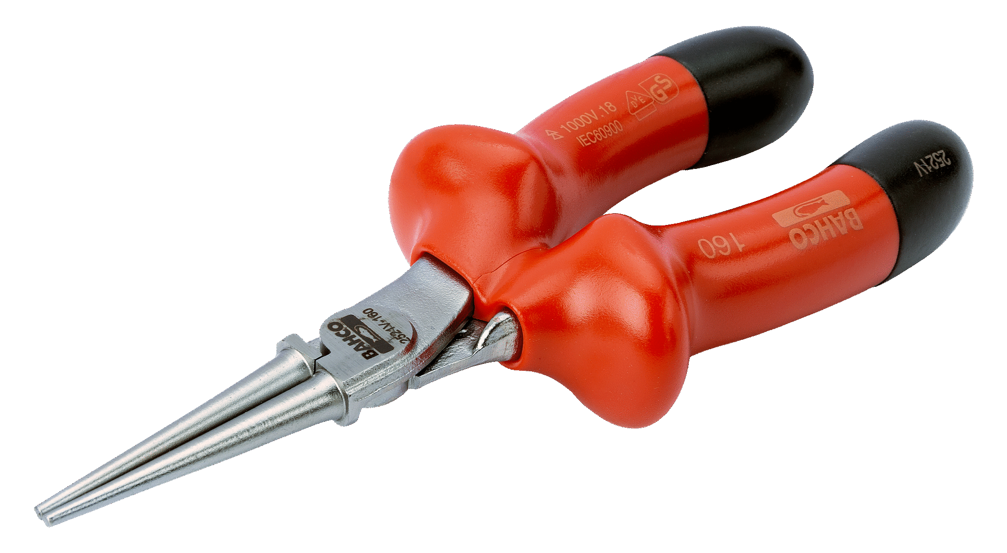 Изолированные круглогубцы BAHCO 2521V-160