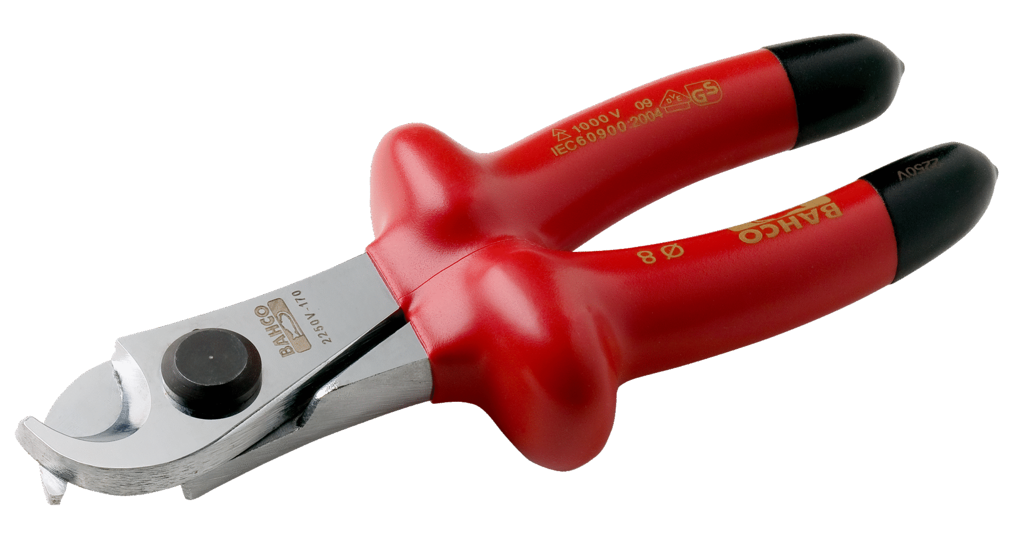 Изолированные кабельные кусачки BAHCO 2250V-170