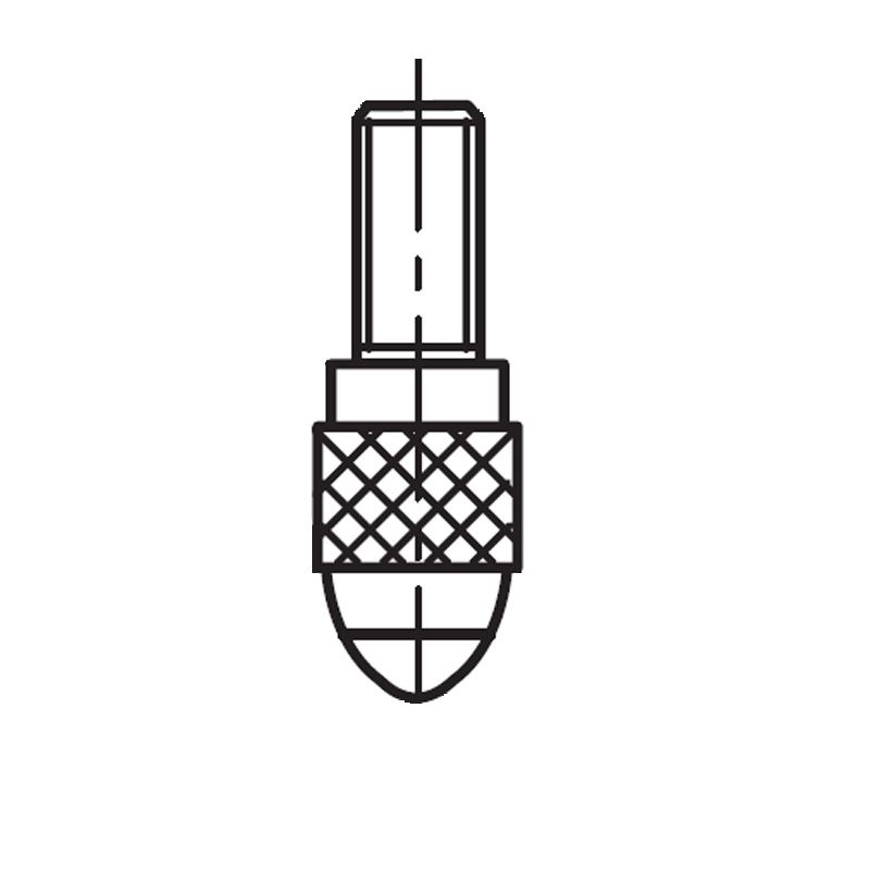 картинка 4360108 Плоский измерительный наконечник 903H MAHR от магазина "Элит-инструмент"