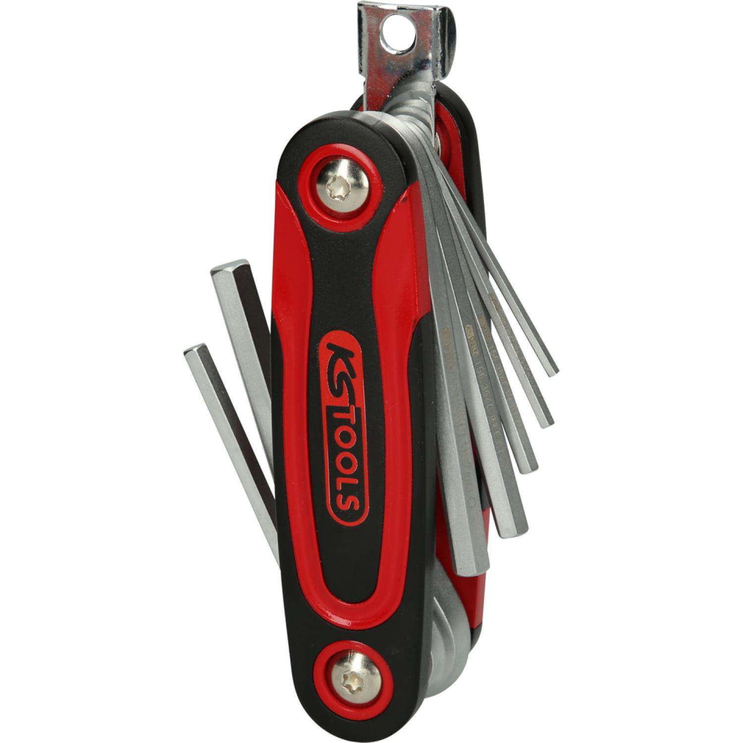 картинка Откидной держатель для угловых штифтовых ключей с внутренним шестигранником 8 шт от магазина "Элит-инструмент"
