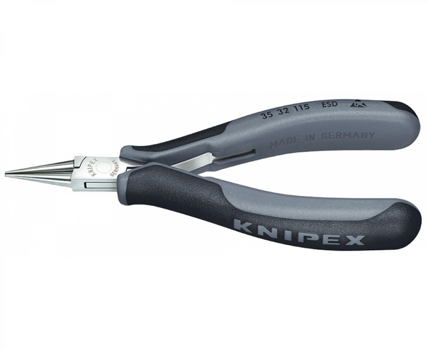 картинка Плоскогубцы захватные для электроники антистатические Knipex KN-3532115ESD от магазина "Элит-инструмент"