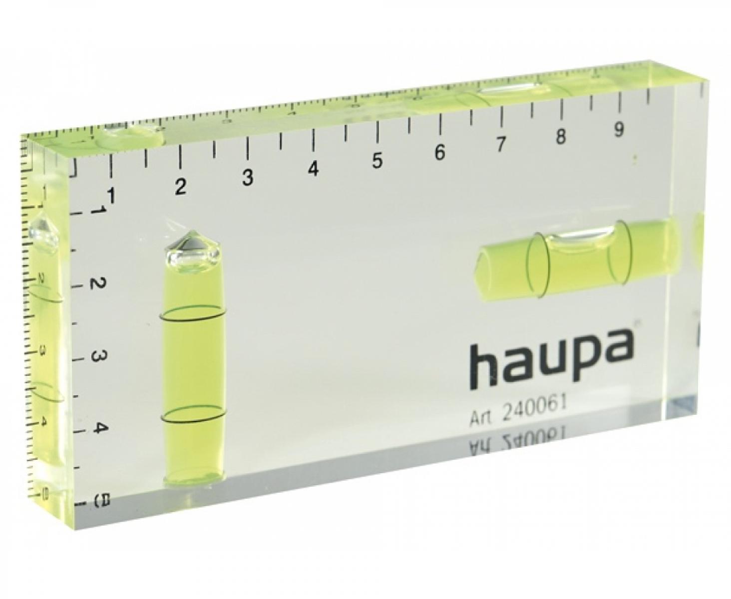 картинка Уровень акриловый HUPmini 10 см Haupa 240061 от магазина "Элит-инструмент"