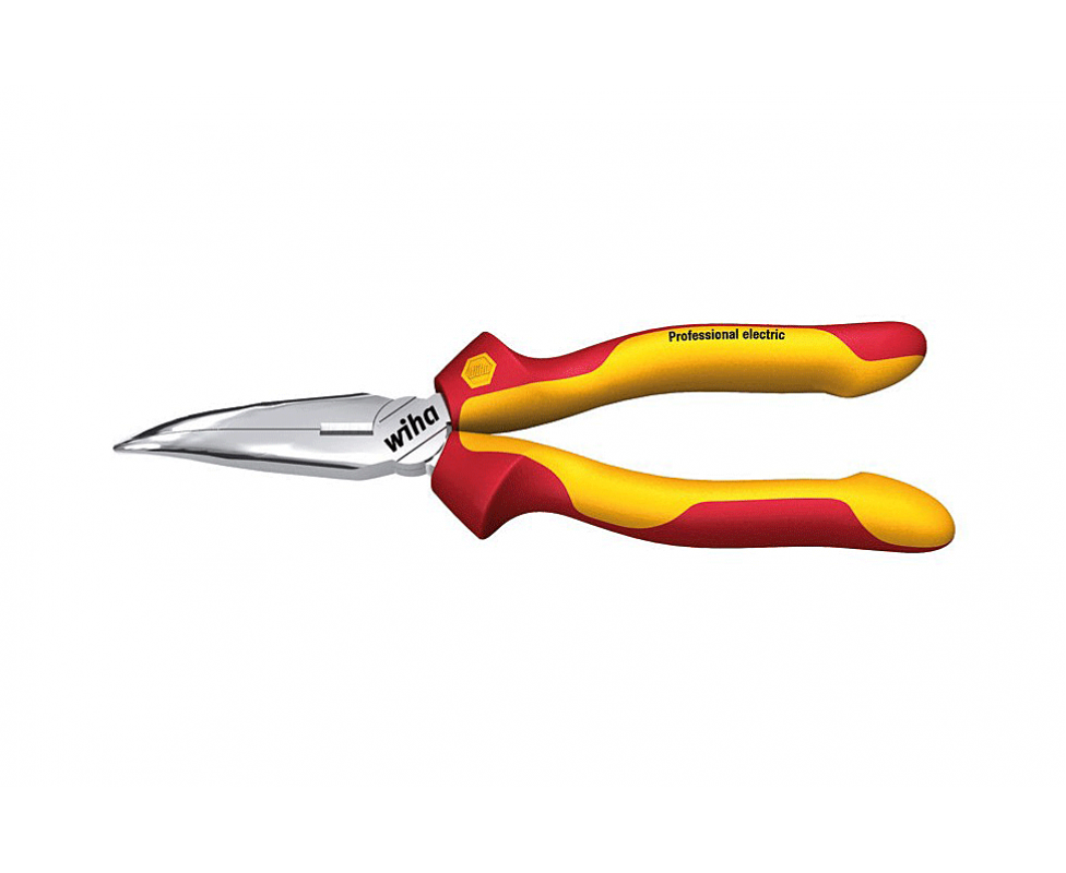 картинка Плоскокруглогубцы Wiha Professional Electric Z 05 1 06 26728 изогнутые от магазина "Элит-инструмент"
