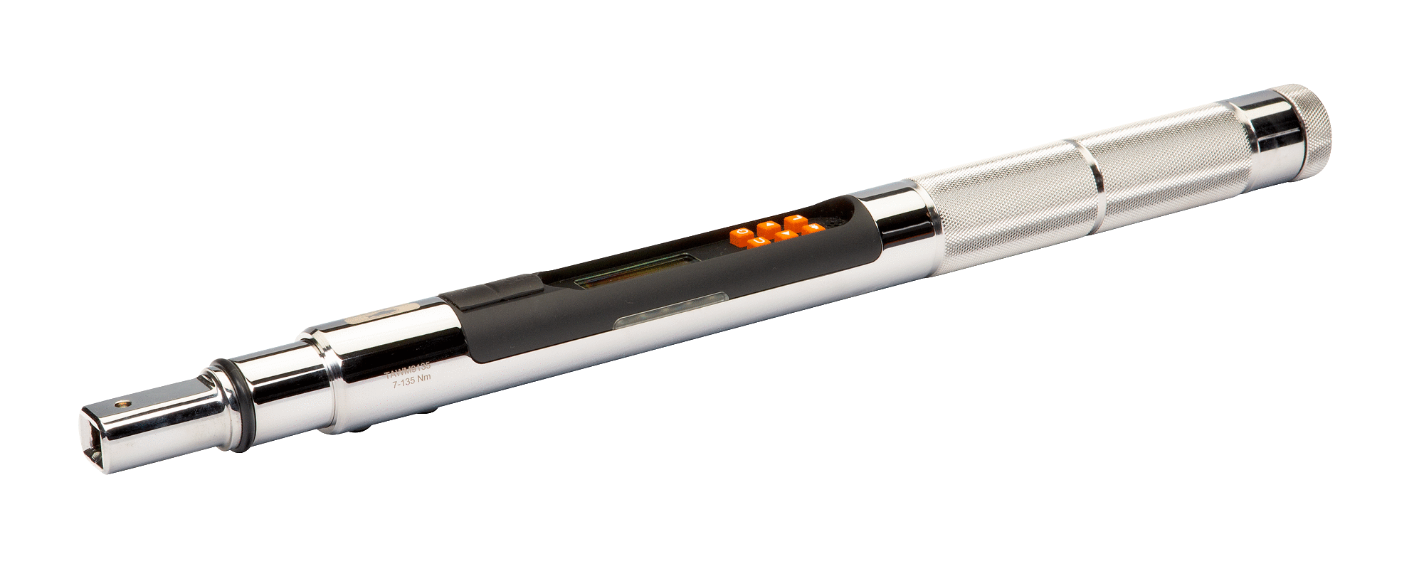 Электронный динамометрический ключ с функцией измерения угла, памятью, интерфейсом USB и прямоугольной сменной головкой. С памятью и загрузкой данных через USB BAHCO TAWM24800