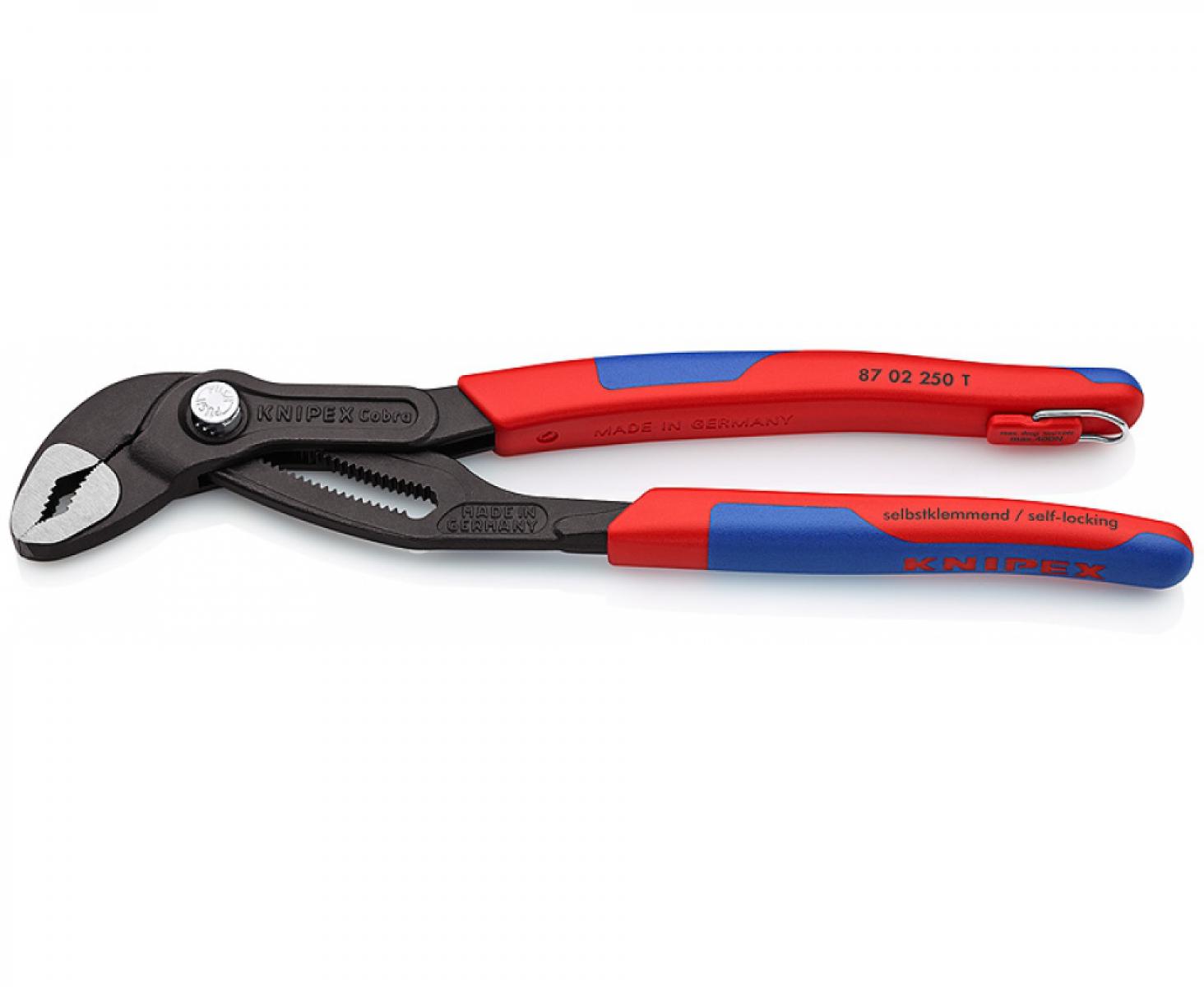 картинка KNIPEX Cobra высокотехнологичные сантехнические клещи KN-8702250TBK от магазина "Элит-инструмент"