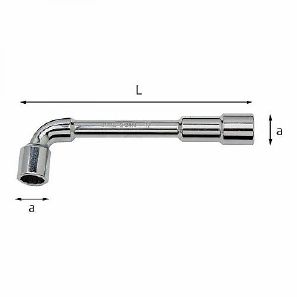 картинка Двусторонние полые угловые торцовые ключи 291 N U02910106 от магазина "Элит-инструмент"