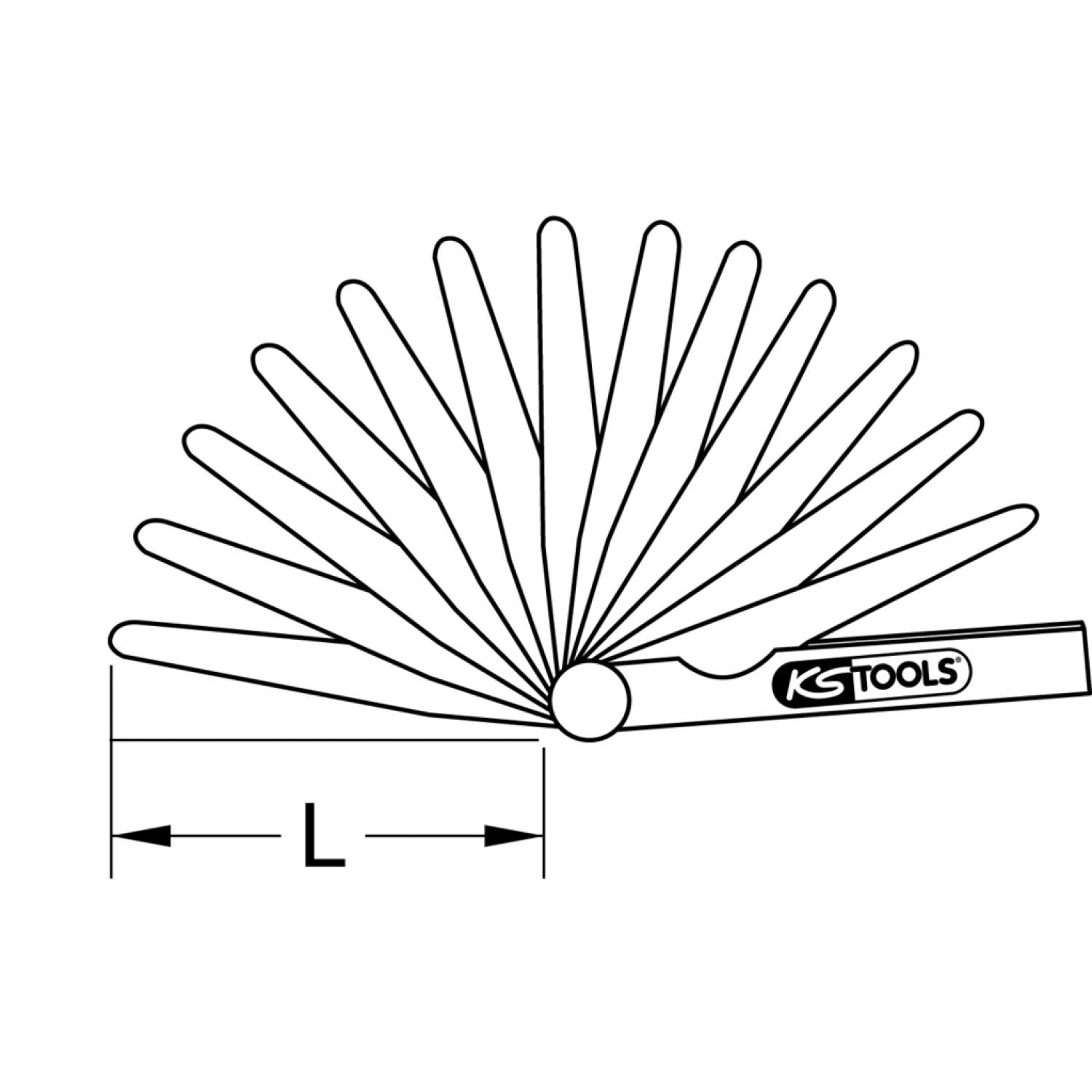 картинка Антимагнитный толщиномер из латуни, 8 пластин от магазина "Элит-инструмент"