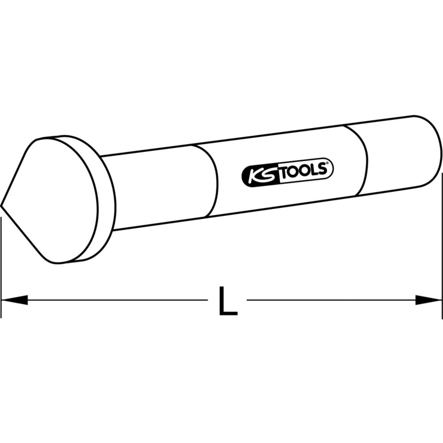 картинка Вальцовочный конус, Ø 10-22 мм, 150 мм от магазина "Элит-инструмент"