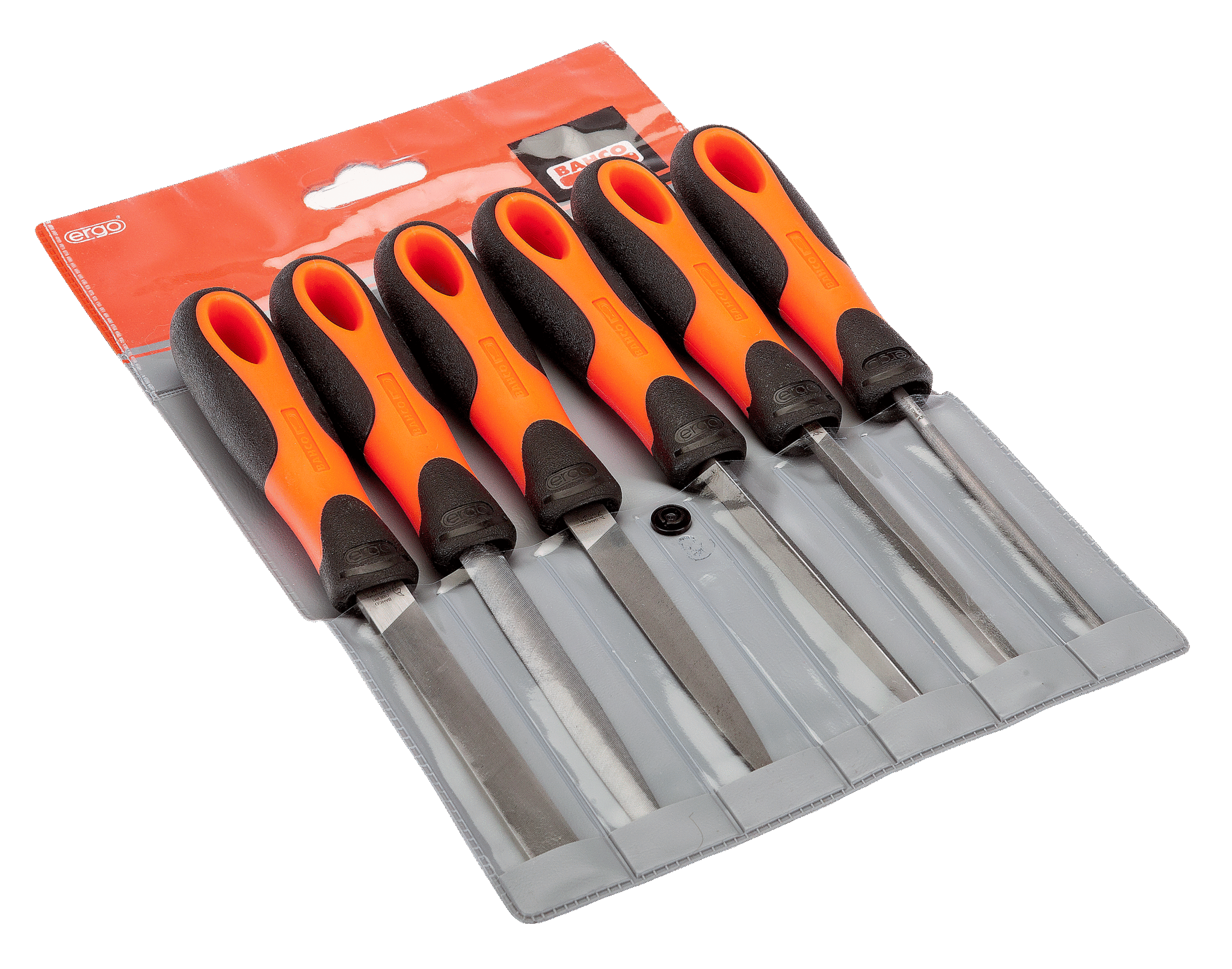 Наборы напильников с рукояткой ERGO™ BAHCO 1-476-04-3-2