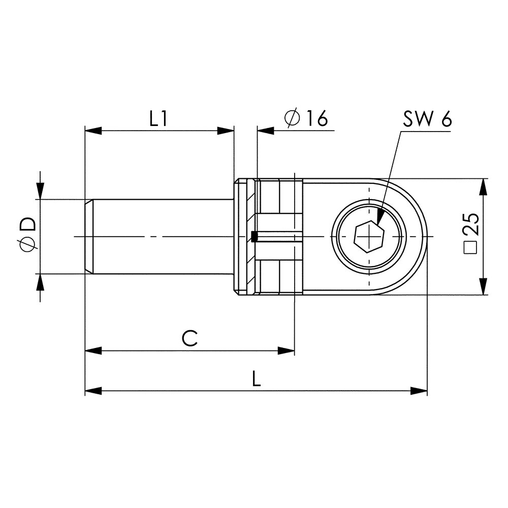картинка Поперечная ось АМF 568793 от магазина "Элит-инструмент"