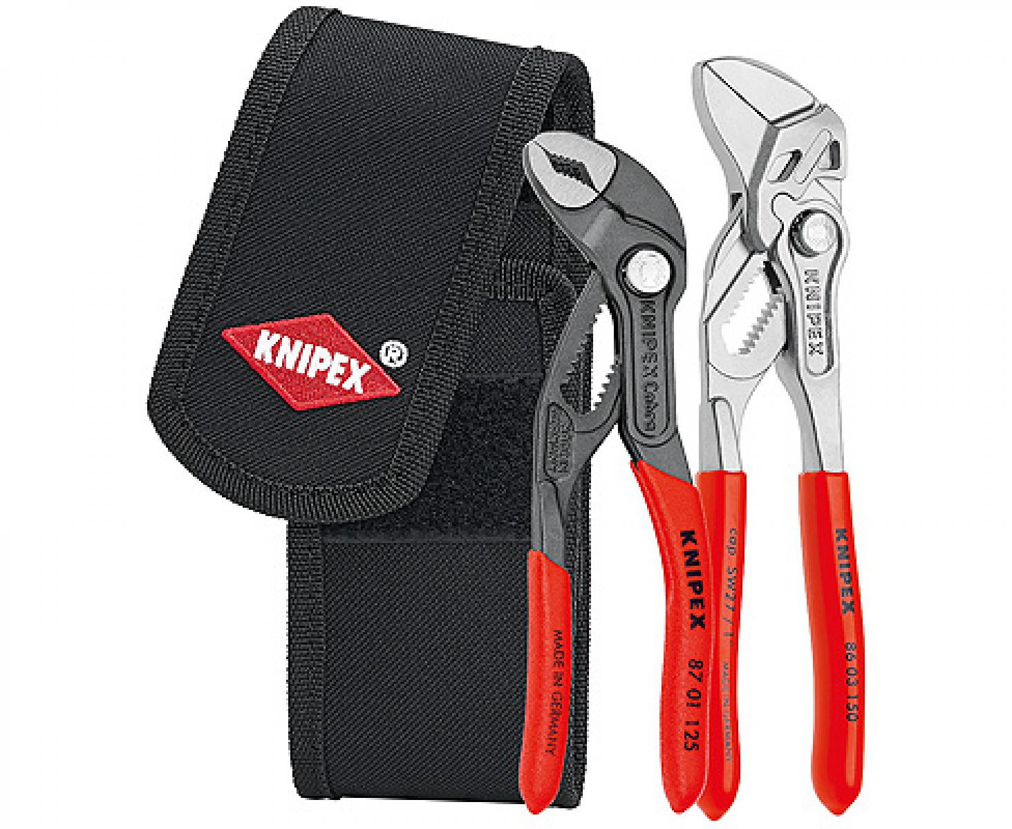 картинка Набор мини-клещей в поясной сумке Knipex KN-002072V01 от магазина "Элит-инструмент"