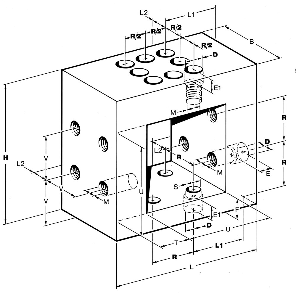 картинка Блок АМF 87726 от магазина "Элит-инструмент"