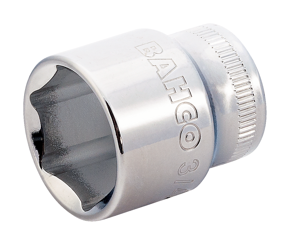 Головки стандартной длины, привод 3/8". Шестигранный профиль, дюймовые размеры BAHCO 7400SZ-5/8