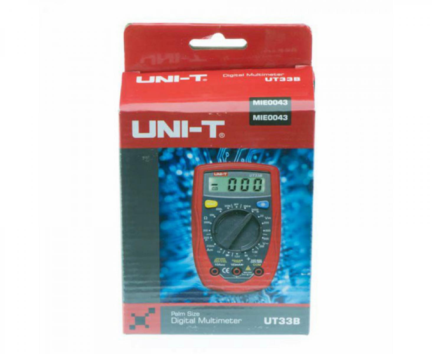 картинка Мультиметр цифровой наладонный UNI-T UT33B от магазина "Элит-инструмент"