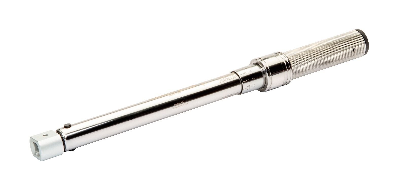 Механический регулируемый щелчковый динамометрический ключ с градуированной шкалой и сменной головкой BAHCO 7465-340