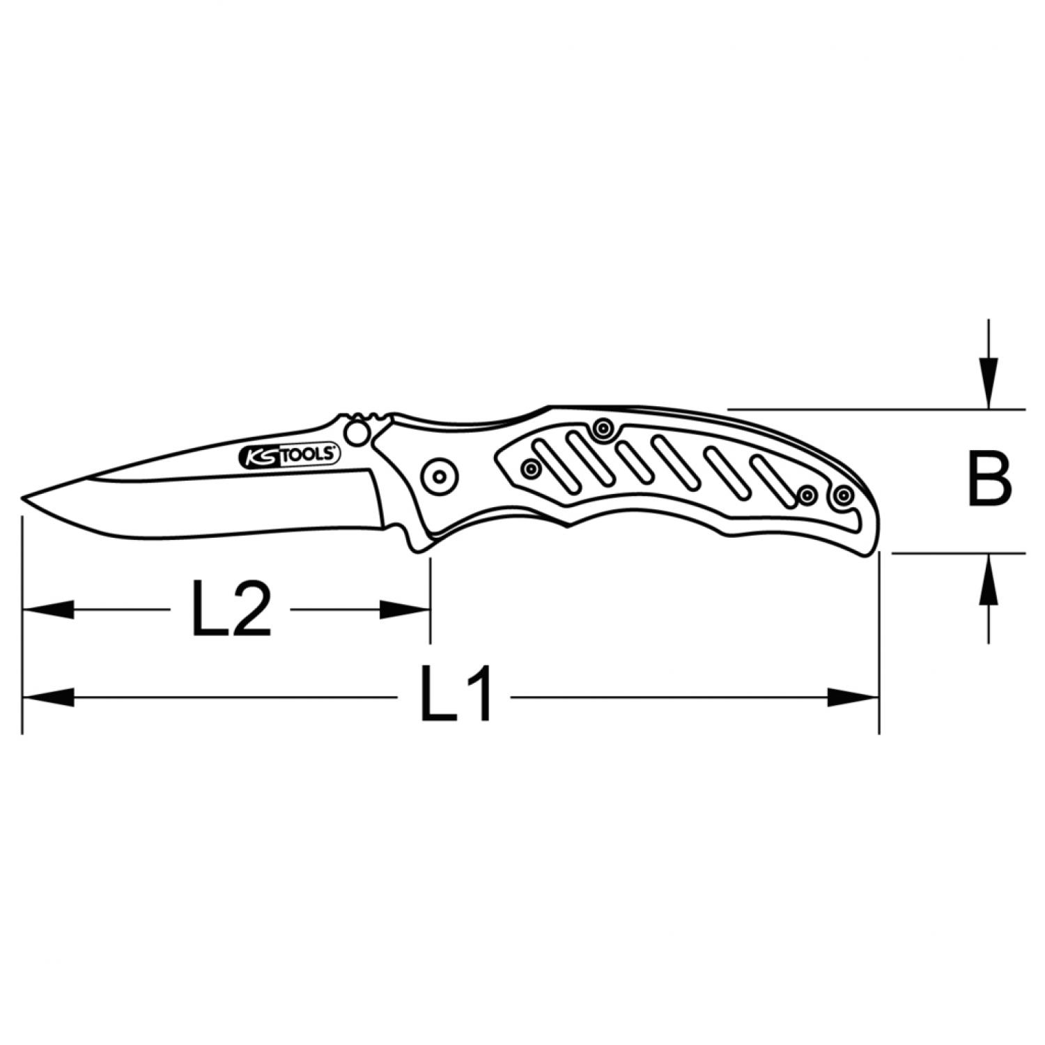 картинка Складной нож с фиксатором, 25 mm от магазина "Элит-инструмент"