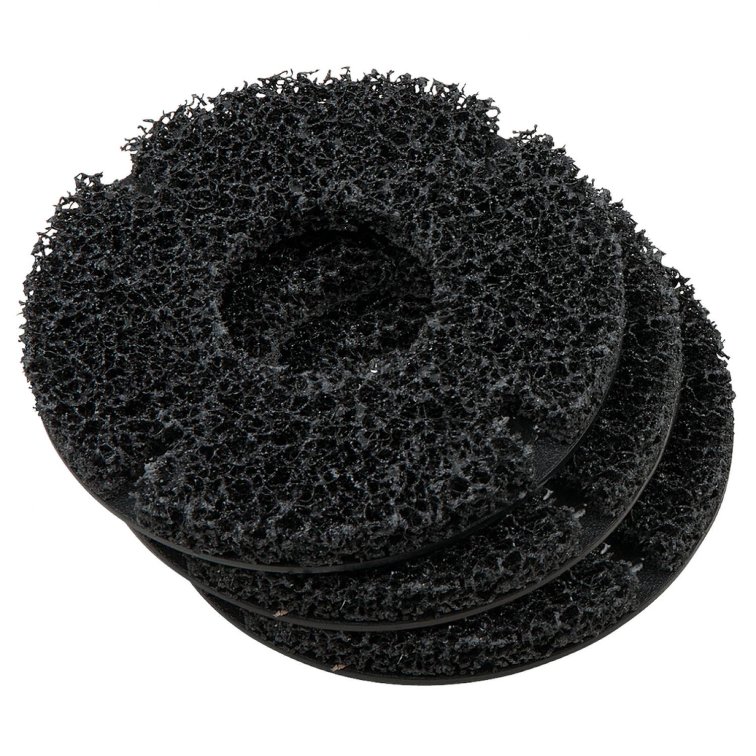 Набор шлифовальных насадок для ступицы колеса, Ø 160 мм, внутренний Ø 75 мм, 3 шт