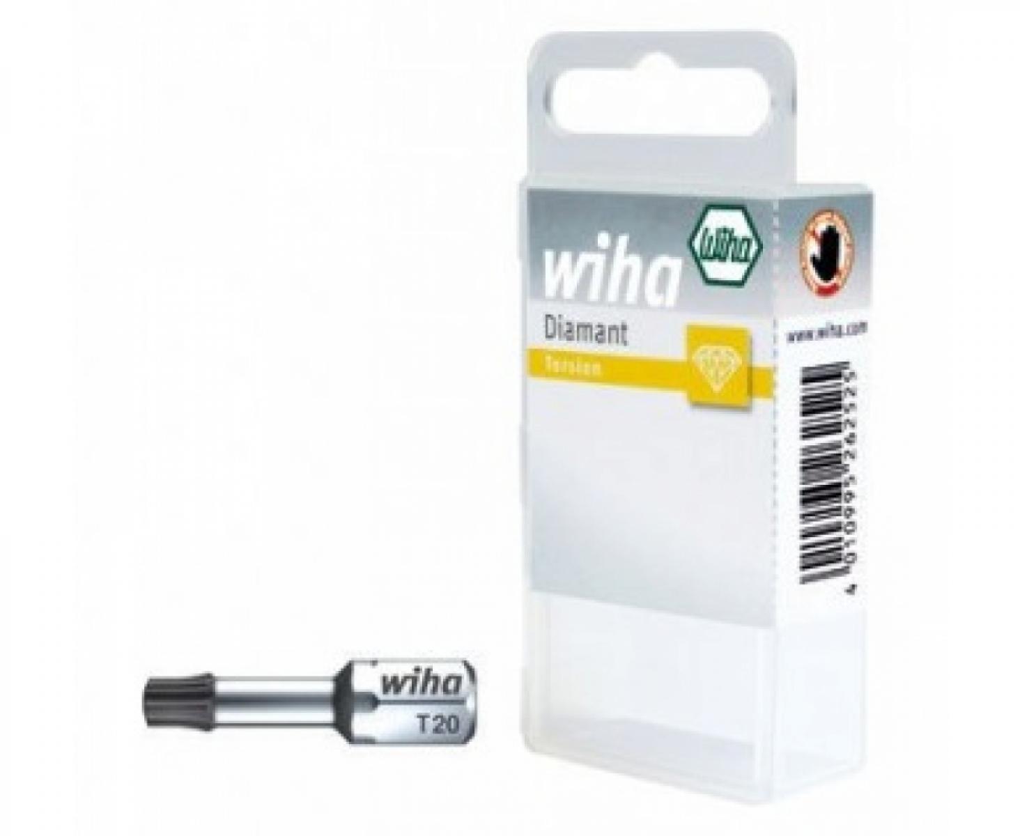 картинка Бита Wiha Diamond Torsion TORX 7015 D 22133 T40x25 в коробке от магазина "Элит-инструмент"