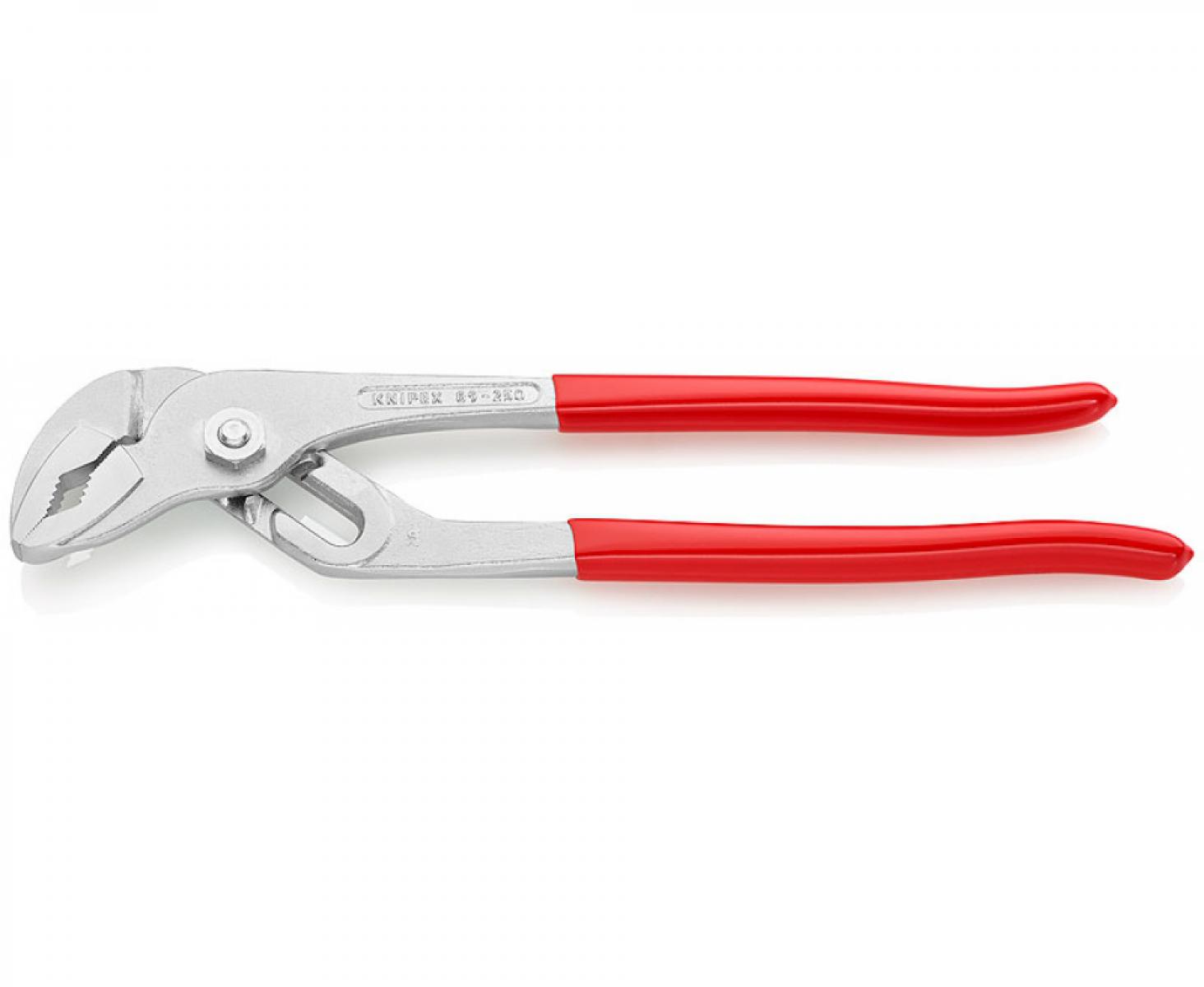 Клещи сантехнические с гребенчатым шарниром Knipex KN-8903250 хромированные