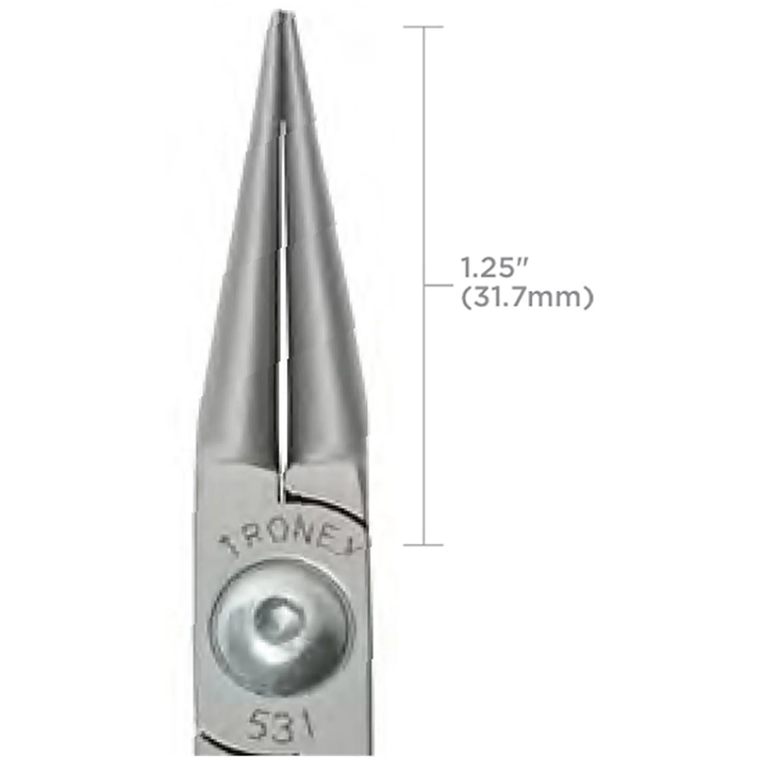 картинка P531/P731 • Плоскогубцы с круглым наконечником - Длинный наконечник P531 от магазина "Элит-инструмент"