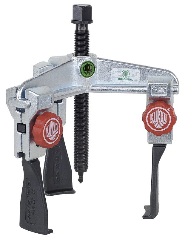 картинка Универсальный трёхзахватный съёмник с узкими, быстрорегулируемыми захватами Kukko 30-10+S от магазина "Элит-инструмент"