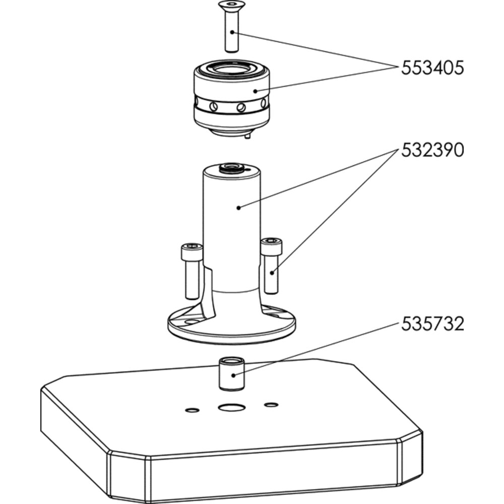 картинка Зажимной модуль, механический АМF 553405 от магазина "Элит-инструмент"
